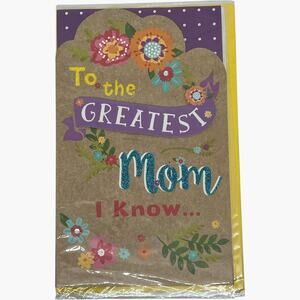 voila mothers day card with envelope